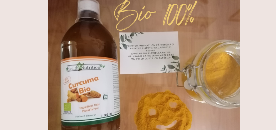 Sucul de curcuma bio